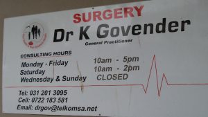 Dr K Govender